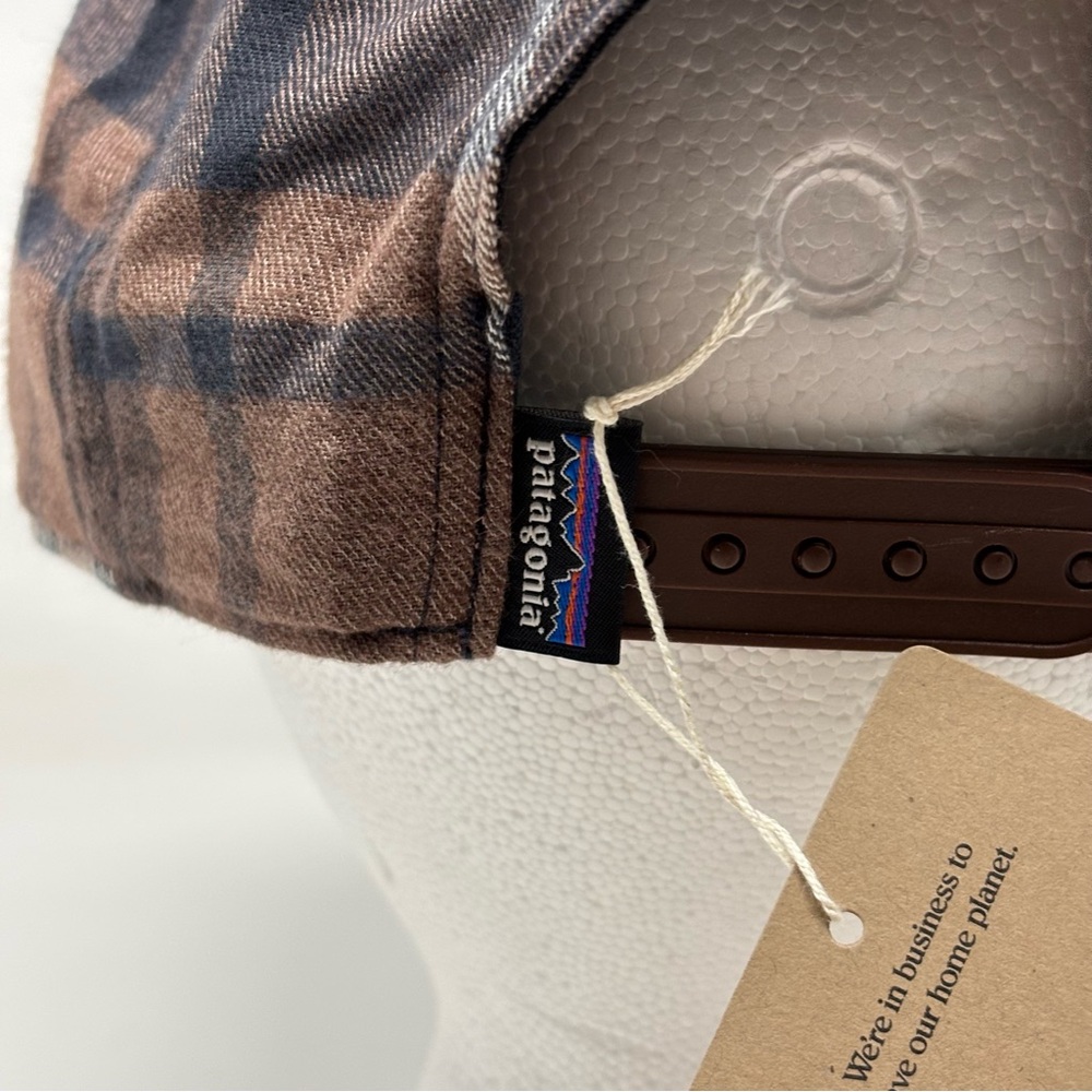NWT PATAGONIA RANGE CAP HAT BROWN BLUE SNAPBACK OSFA - Picture 6 of 13